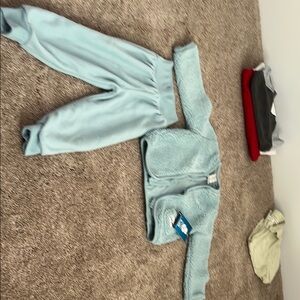 Carter's Blue Fleece Kids Matching Set
